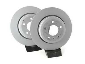 ES#4668927 - 34216864061-P - Rear V5 Plain Brake Rotors - Set (320x20) - Precision manufactured and featuring a GeoSpec corrosion-resistant coating - ECS - BMW