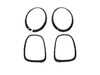ES#4714527 - 51137449209KT4 - Headlight And Taillight Trim Rings Set Jet Black - MINI F55/F56/F57 - Main Trim piece in a kit to upgrade the looks of your MINI - Bremmen Parts - MINI