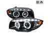 ES#3021235 - 2LHPE8708JMTM - HALO PROJECTOR HEADLIGHT CHROME HOUSING - LED light strip & Standard turn signal lights - Matte Black Housing/Clear Lens - Spec-D Tuning - BMW