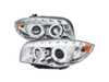 ES#3021236 - 2LHPE8708TM - 1 SERIESCHROME PROJECTOR HEADLIGHT - LED light strip & Standard turn signal lights - Matte Black Housing/Clear Lens - Spec-D Tuning - BMW