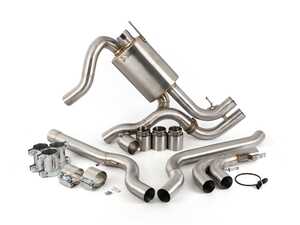 ES#4487377 - 11-089 - Valved Axle-Back Exhuast With Stainless Brushed Tips - Get the exhaust growl your car should have came with from the factory! - Active Autowerke - BMW