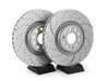 ES#2620432 - GD7612 - Front GD Sport Rotors - Pair (340x30) - Upgrade to a slotted / dimpled rotor for improved braking - EBC - Audi Volkswagen