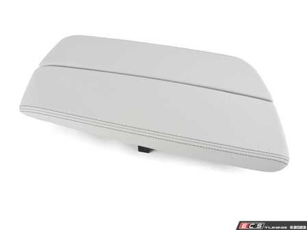 ES#4189993 - 51168071461 - Armrest -  Center Console -  Leather - Silverstone - Genuine BMW - BMW