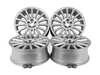 ES#263034 - 1J0601025BA88Z-4 - 18" Aristo Wheel - Set Of Four - 18x7.5 ET38 5x100 alloys with silver finish, black center caps included - Genuine Volkswagen Audi - Volkswagen