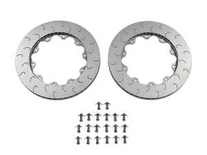 ES#4714874 - 034-304-2012 - Replacement Rear Rotor Ring Set - Mk8 Golf R & Audi 8Y S3 - To be used with the 2-Piece Floating Rear Brake Rotor Upgrade Kit for Mk8 Golf R & Audi 8Y S3 - 034Motorsport - Audi Volkswagen