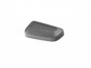 ES#452528 - 8K09598184PK - Front Power Seat Control Knob - Sabre (Black) - Right - Rear position knob that controls the upper seat backrest adjustment - Genuine Volkswagen Audi - Audi