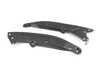 ES#4624018 - 014846LA01 - MK8 GTI / Golf R Carbon Fiber Core Support Braces - Set  - Premium carbon fiber underhood braces to replace the weak stamped steel braces - ECS - Volkswagen