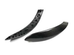 ES#4714910 - ATK-BM-0423 - Carbon Door Grip Handle Trim Set - F8X M3/ M4 - Give your interior a full makeover! - AUTOTECKNIC - BMW