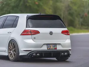 MK7 Golf R Functional Aerodynamic Rear Diffuser Kit