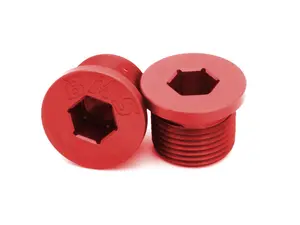 Red Thermostat Caps (pair)