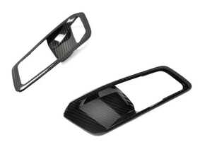 ES#4715011 - ATK-BM-0357-G80 - Dry Carbon Fiber Interior Door Handle Trim Set - G80 M3 - Give your interior a carbon pop! - AUTOTECKNIC - BMW