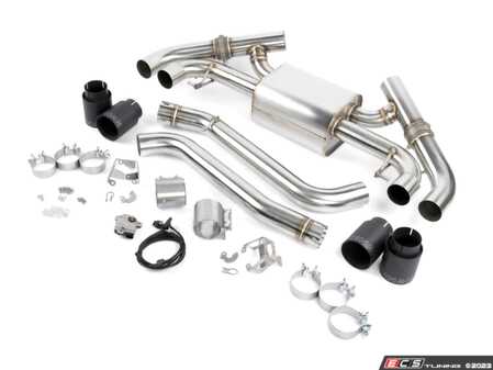ES#4714724 - D660-0098-BLK - Performance Valved Axle-Back Exhaust - Black Tips - Improve your exhaust tone and BMW's appearance - Reduces weight and increases power by +6HP/+5LB-FT - Dinan - BMW