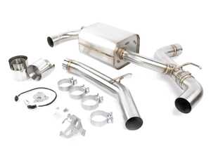 ES#4715028 - D660-0097 - Performance Valved Axle-Back Exhaust - Polished Tips - Improve your Supra's exhaust tone and appearance - Reduces weight and improves power by +4 HP and +3 ft-lb - Dinan - BMW