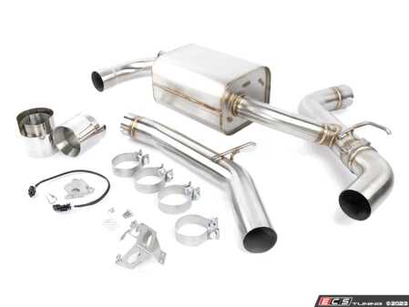 ES#4715028 - D660-0097 - Performance Valved Axle-Back Exhaust - Polished Tips - Improve your Supra's exhaust tone and appearance - Reduces weight and improves power by +4 HP and +3 ft-lb - Dinan - BMW