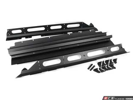 ES#4707738 - 048520la01KT - E53 Rock Slider Set - Replace your flimsy plastic rocker panels with a rugged steel casing to protect your underbody and have confidence in your off-roading capabilities! - ECS - BMW