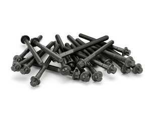 ES#4715165 - 01-156-00375-8 - Mercedes-Benz M156 63 AMG Engine Main Bolt Set Of 20 - Complete Set of 20 Main Bolts, Must be replaced each time the cylinder head is removed - Weistec - Mercedes Benz