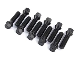 Dinan Cone Seat Lug Bolt Kit - M14x1.25x45mm - Black