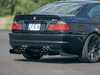 ES#4714491 - 047616la01KT - E46 M3 Street Flow Rear Diffuser - Add-on diffuser to deliver a true motorsport look to your M3. Fastens seamlessly to the bottom of the rear bumper giving a platform to show off your exhaust and complete the rear end of the E46. - ECS - BMW