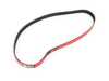 ES#4661026 - 6PK1100 - Performance Kevlar Reinforced Accessory Belt - Our Red Kevlar accessory Belts are both an aesthetic improvement and a performance alternative to a traditional belt. - ECS - Audi Volkswagen
