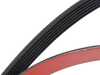 ES#4661026 - 6PK1100 - Performance Kevlar Reinforced Accessory Belt - Our Red Kevlar accessory Belts are both an aesthetic improvement and a performance alternative to a traditional belt. - ECS - Audi Volkswagen