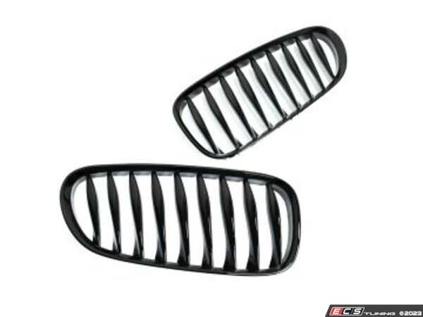 AutoTecknic Gloss Black Front Grille Set - E82 1-Series & 1M main image 0