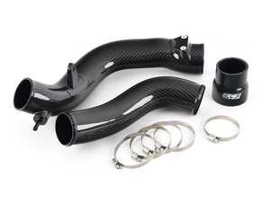 ES#4715087 - 048056laKT - 8Y RS3 High Flow Charge Pipe Kit - Carbon Fiber - Improve airflow, improve turbo efficiency, shed weight and gain power with our High Flow Charge Pipe Kit! - ECS - Audi