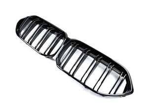 ES#4715292 - ATK-BM-0617-DS-G - Glazing Black Dual-Slat Front Grille - F44 2-SERIES GRAN COUPE - The best gloss black dual-slat option available! - AUTOTECKNIC - BMW