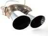 ES#1893836 - 16814 - Cat Back Exhaust - 2.5" stainless steel with quad 3.5" polished stainless tips - Magnaflow - 