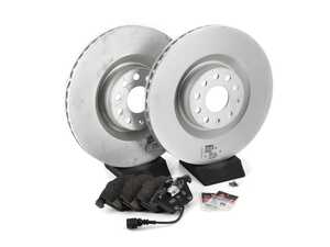 ES#4265714 - 1k0698301mkt2KT - Front Brake Service Kit (345x30) - Genuine front Rotors and Brake pads - Genuine Volkswagen Audi - Volkswagen