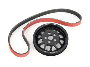 Lightweight Underdrive Crank Pulley With ECS Performance Kevlar Reinforced Belt