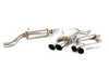 ES#1893836 - 16814 - Cat Back Exhaust - 2.5" stainless steel with quad 3.5" polished stainless tips - Magnaflow - 