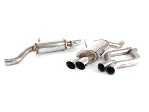 ES#1893836 - 16814 - Cat Back Exhaust - 2.5" stainless steel with quad 3.5" polished stainless tips - Magnaflow - 