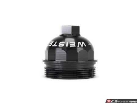 ES#4715541 - 01-052-02213-6 - Billet Oil Filter Cap - Black - A direct replacement for the plastic OEM cap. - Weistec - Audi