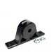 ES#4715555 - EXH035BLK - Non-M Exhaust Mounting Bushing And Bracket (Race)  - Upgrade to a race exhaust mount bushing and bracket! - Powerflex Black Series - BMW