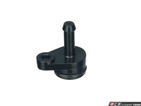 ES#4715589 - 06K121143PRM - Metal Cooling Hose Adapter/Breather Assembly - Mounts in cylinder head for coolant hose connection. Upgrade from the factory brittle plastic! - URO - Audi Volkswagen