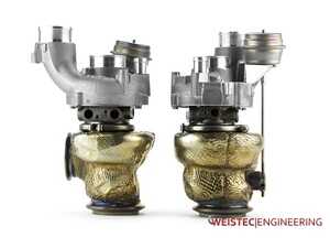 ES#4715661 - 01-177-01807-2 - Weistec Mercedes-Benz M177 AMG 4.0L W.3 Turbo Upgrade - +273 HP, and +279lb-ft TQ. 100% Bolt-on installation / Upgrade. Makes 876 Horsepower, and 906lb-ft of Torque! You are required to ship Weistec your OE turbochargers as a core. - Weistec - Mercedes Benz