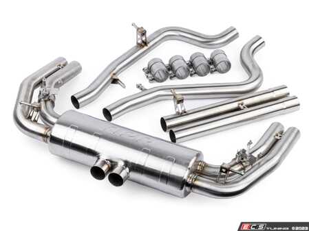 ES#4715678 - CBK0053 - APR Cat-Back Exhaust System - 8Y RS3  - Dual 2.5" T304 stainless to quad 2.5" mandrel-bent brushed tubing - The APR Catback Exhaust System personalizes your vehicles looks, sound and performance! - APR - Audi