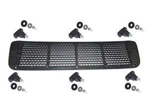 ES#4715729 - 91155941101KT1 - Porsche Decklid Ventilation Grille Kit - Black Grille, With New Hardware for Installation! - Hamburg Tech - Porsche