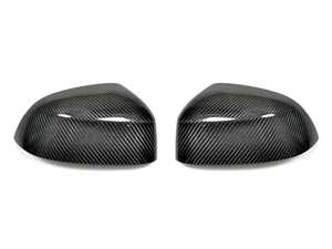 ES#4715810 - ATK-BM-0146 - Replacement Carbon Fiber Mirror Covers - BMW F25 X3 LCI / F26 X4 / F15 X5 / F16 X6 - Replace your damaged, lost, or faded X3/4/5/6 mirror covers with these carbon fiber examples! - AUTOTECKNIC - BMW