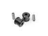 ES#4715896 - PFF57-804BLK - Front Lower Control Arm Bushings - Outer - Race - Improves handling and control  upgrade to a more engaging driving experience - Powerflex Black Series - Porsche