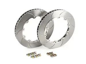GiroDisc 97-04 Audi A6/Allroad (C5 W/Alcon/Stoptech 355x32 Rotors) Slotted Front Rings