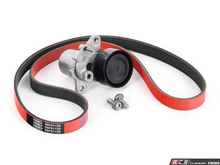 ES#4698384 - 06L903137AK1KT - Accessory Belt Kit With ECS Performance Kevlar Reinforced Accessory Belt - Keep your drive belt tight with an ECS Performance Kevlar Reinforced Accessory Belt, tensioner, and hardware. - Assembled By ECS - Volkswagen