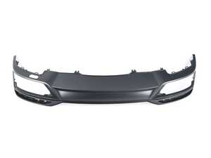 ES#4022569 - 8W0807521AARU6 - Rear Bumper Valance - Satin Black - Rear valance for dual exit, single tip design - Genuine Volkswagen Audi - Audi