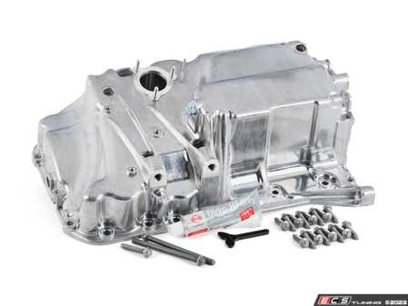 ES#4643625 - 11138590017KT - Oil Pan Repair Kit  - Replacement oil pan with drain plug, gasket, liquid main gasket, and hardware - Assembled By ECS - BMW MINI