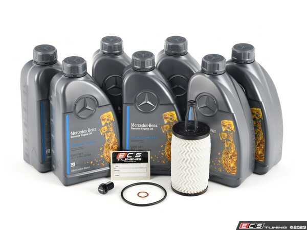 Genuine Mercedes Benz - W212E350OILECSKT - W212 E350 Oil Change Kit (5w