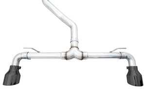 ES#4715913 - 3020-33658 - AWE Track Edition Exhaust - VW MK8 GTI - Diamond Black Tips - Replaces the factory exhaust and includes a straight-through resonator, but does not include AWE 180 Technology. Perfect for those who like it loud. - AWE - Volkswagen