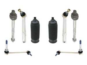 ES#4715945 - 20001-00602 - Porsche 911 996 986 Boxster Sway Bar Links Inner & Outer Tie Rods With Rack Boots Kit - Set Of 8 - Featuring Hamburg Technic Front Axle Refresh Kit for Left & Right Side! - Hamburg Tech - Porsche