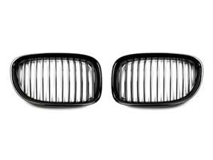 ES#4715963 - ATK-BM-0177-GB - Glazing Black Front Grille Set  - F01/ F02 7-Series - The perfect blackout grille option for your 7-Series! - AUTOTECKNIC - BMW