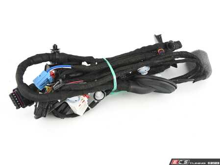 ES#3088022 - 8W0971030BL - Front Door Wiring Harness - Front Right
 - Connects the window functions, lights, and central locking to the main harness - Genuine Volkswagen Audi - Audi