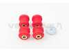 ES#4701615 - POW-018-75 - Polyurethane Front Subframe Bushings - M10 - Red (Street) - Set of Four - Offers more precise feel and quicker reactions to steering input while eliminating unwanted suspension movement - Verkline - Audi